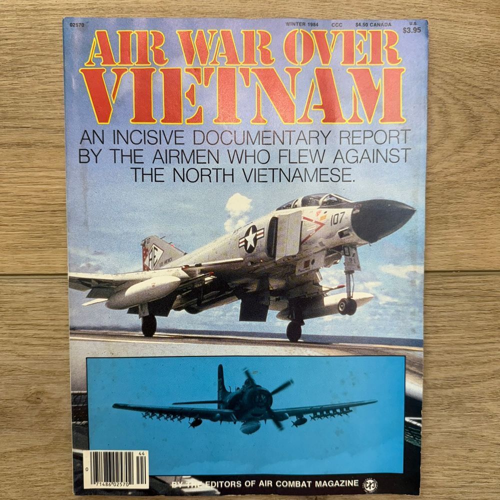 Vintage Air War Over Vietnam Military History Magazine 1984‎
